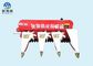 Kırmızı + Beyaz Paddy Reaper Makinesi, Traktörlü Küçük Buğday Kesme Makinesi Tedarikçi