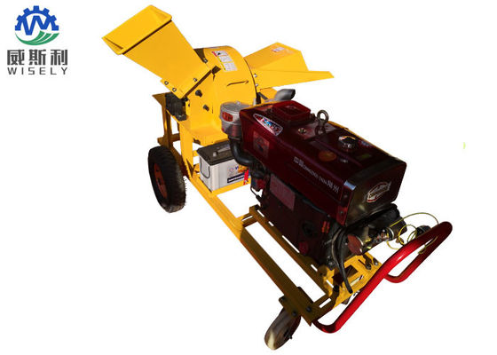 Ahşap Parçalayıcı, Ağaç Dalı Shredder Chipper Machine Arkasında Kompakt Çekme Tedarikçi